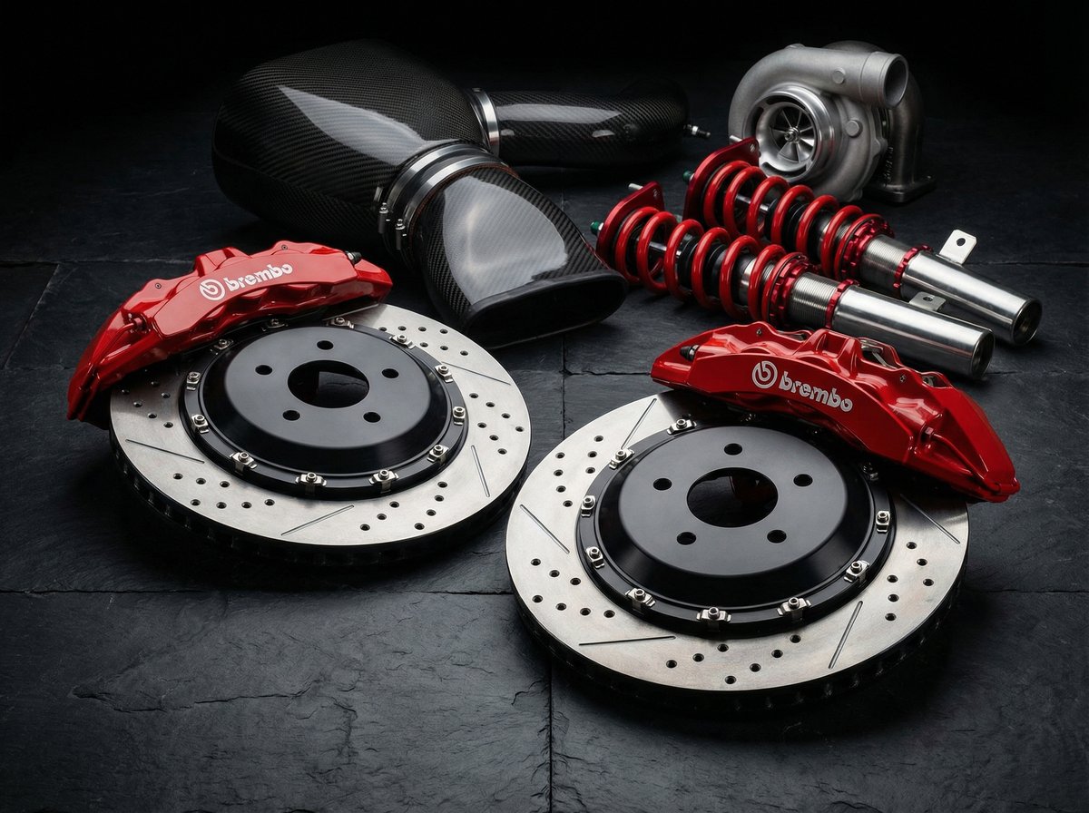 天美 BREMBO刹车套件视频评测